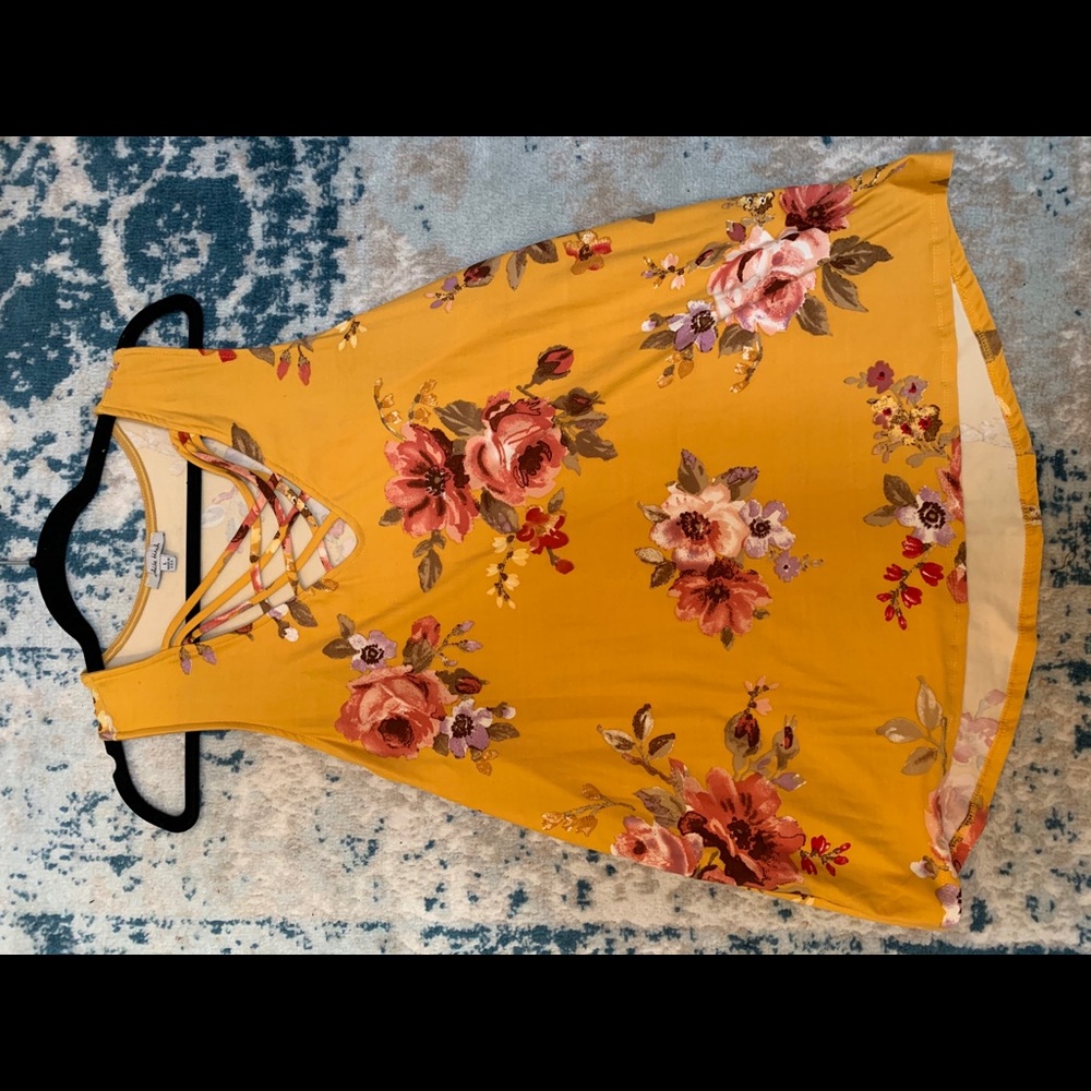 White Birch Floral Top